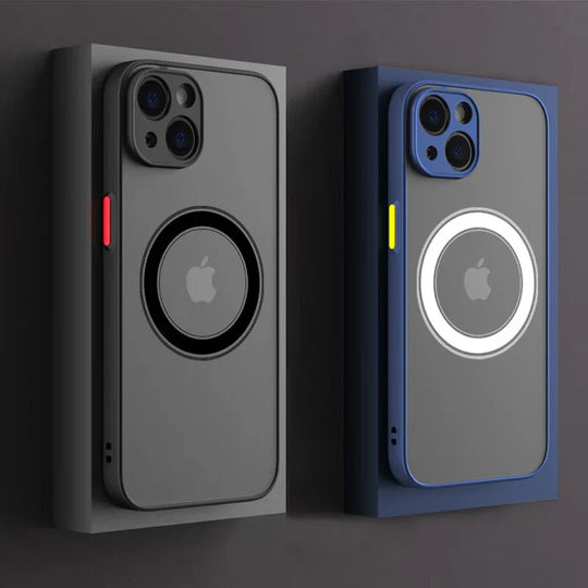 Matte Shockproof MagSafe Case for iPhone