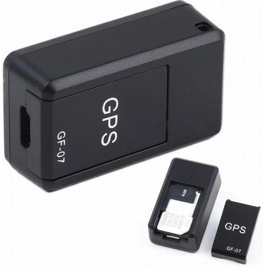 Black mini GPS tracker
