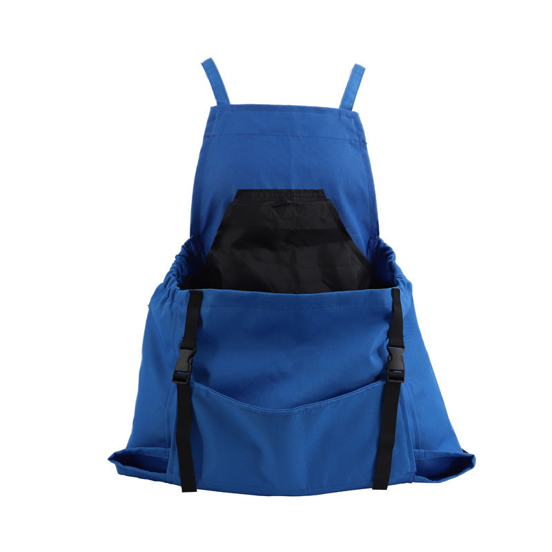 Waterproof Oxford Gardening Apron with Harvest Pouch for Outdoor Use