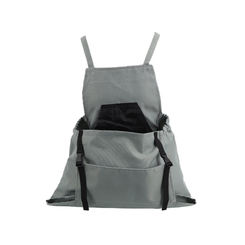 Waterproof Oxford Gardening Apron with Harvest Pouch for Outdoor Use