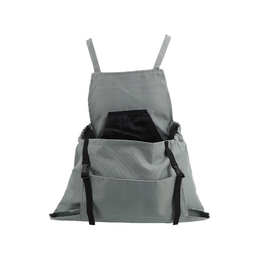 Waterproof Oxford Gardening Apron with Harvest Pouch for Outdoor Use