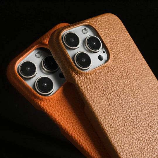 Genuine Leather Crossbody Phone Case with Strap for Hands Free Style