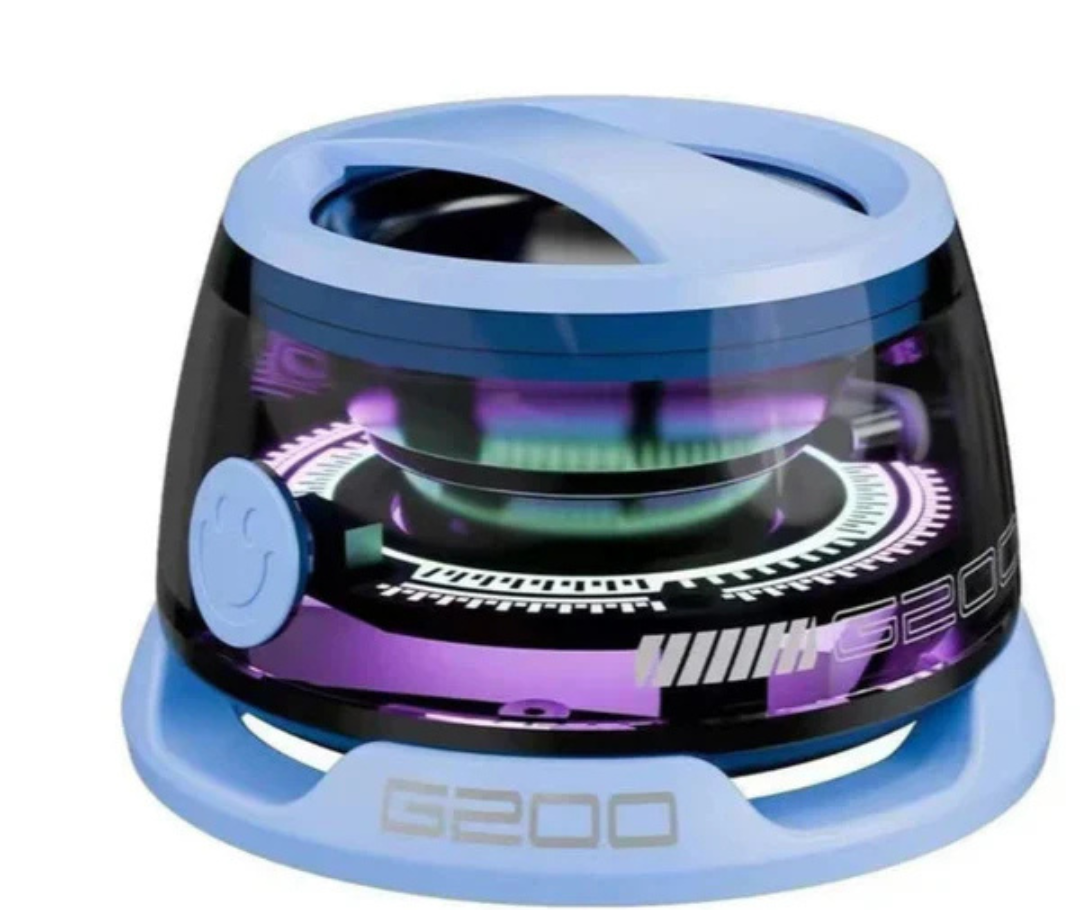 Portable Magnetic RGB Bluetooth Speaker with Deep Bass for Desk and Travel