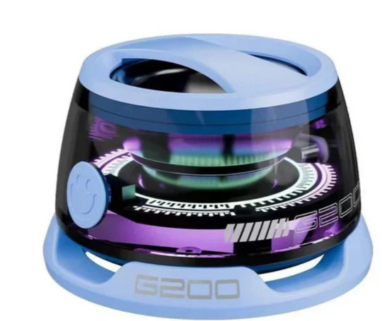 Portable Magnetic RGB Bluetooth Speaker with Deep Bass for Desk and Travel