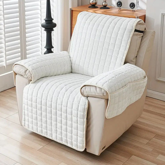 Ivory recliner cover