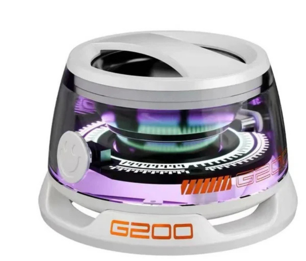Portable Magnetic RGB Bluetooth Speaker with Deep Bass for Desk and Travel