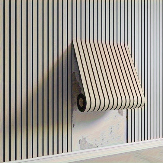 Self-Adhesive 3D Wood-Texture Wall Panels for Easy Decor