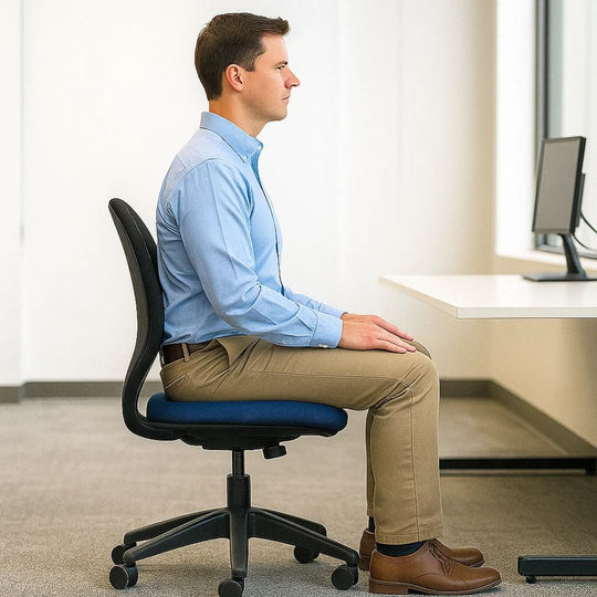 Memory Foam Donut Seat Cushion for Tailbone Comfort and Posture Support