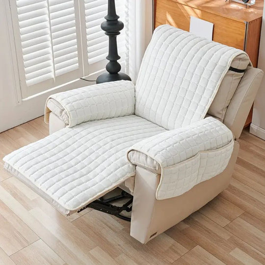 Ivory recliner cover detail