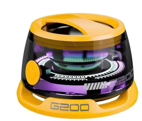 Portable Magnetic RGB Bluetooth Speaker with Deep Bass for Desk and Travel