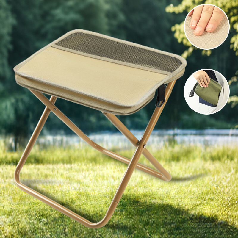 Lightweight Foldable Camping Stool with Carry Bag for Fishing and Hiking