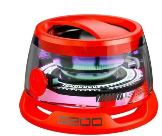 Portable Magnetic RGB Bluetooth Speaker with Deep Bass for Desk and Travel