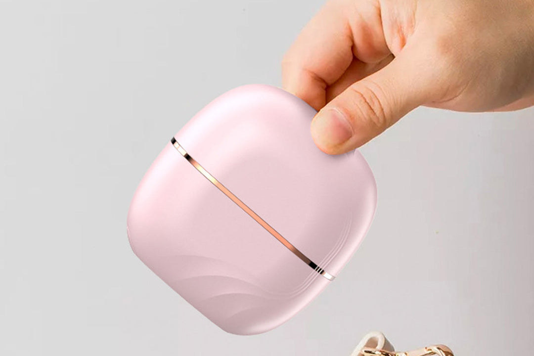 Cordless Rechargeable Mini Hair Straightening Brush for Quick Styling Anywhere