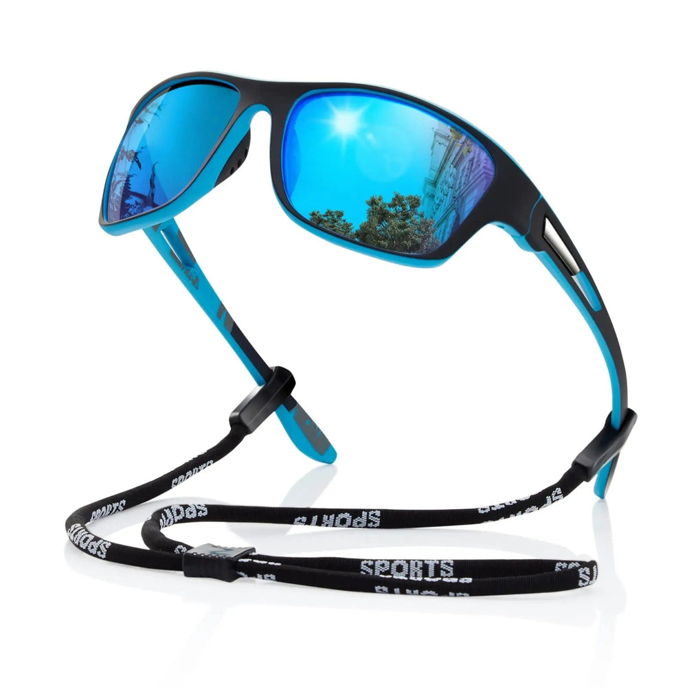 Polarized sunglasses ocean blue