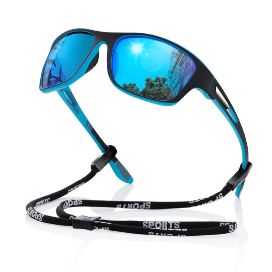 Polarized sunglasses ocean blue