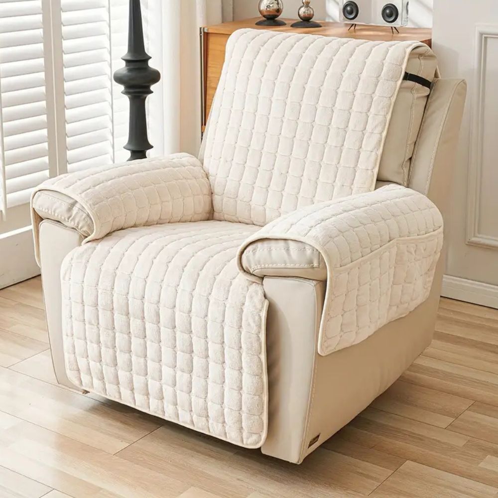 Recliner cover cream