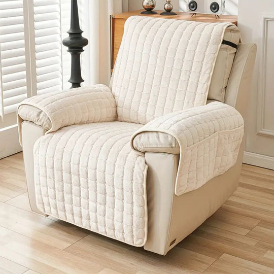 Recliner cover cream