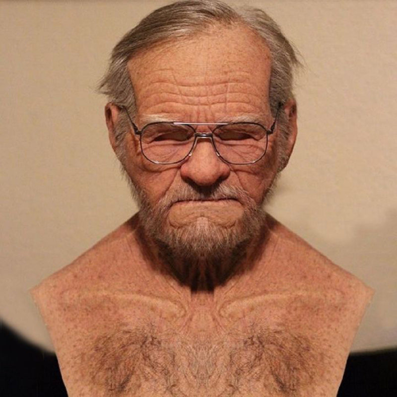 Realistic Full Face Latex Mask for Halloween Costume and Cosplay
