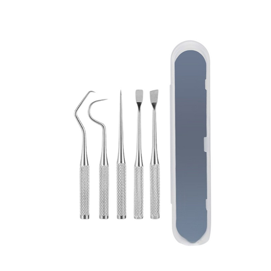 Stainless Steel Dental Pick and Tartar Scraper Set for Precision Oral Cleaning