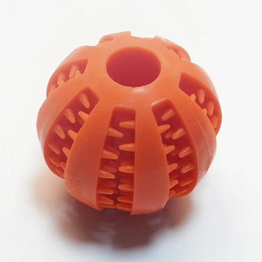 Interactive Treat Dispensing Chew Ball for Dental Care