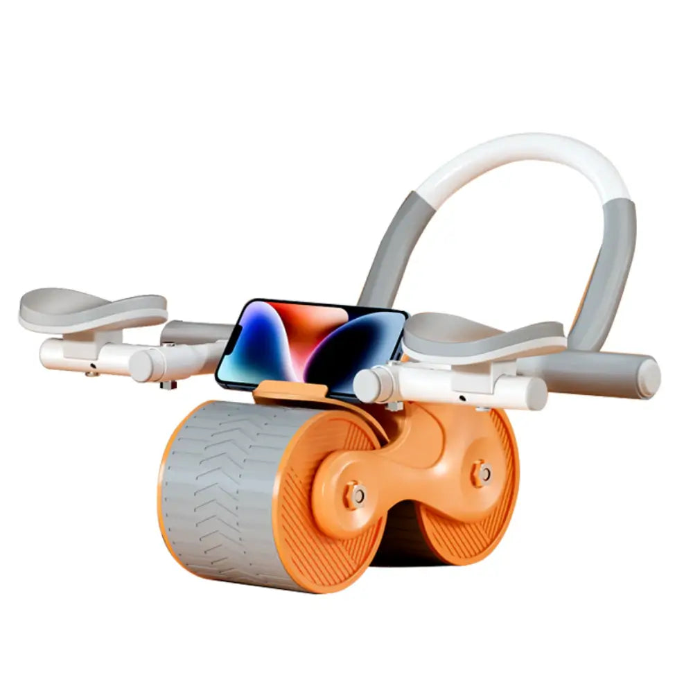 Automatic Rebound Ab Roller Wheel with Elbow Support for Core Training