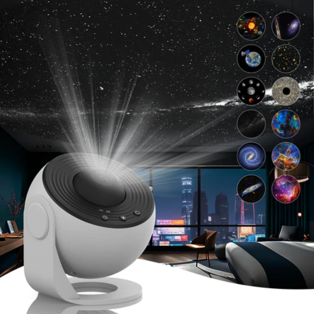 Immersive Galaxy Star Projector Night Light for Bedroom and Kids Room