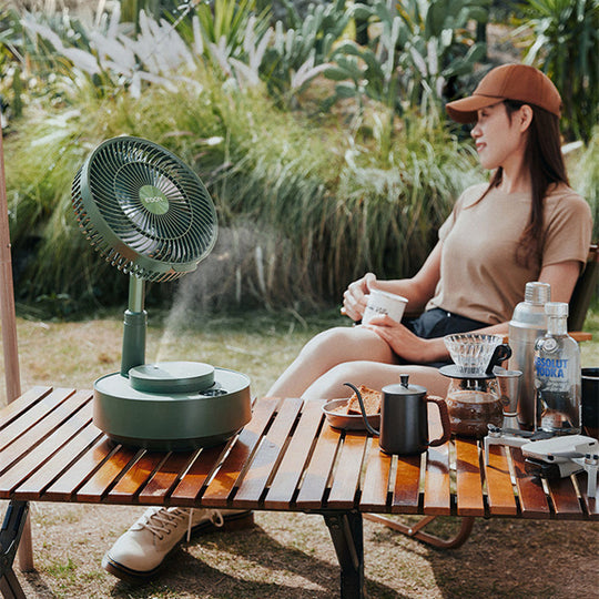 Adjustable Telescopic Folding Table Fan for Home and Desk Cooling