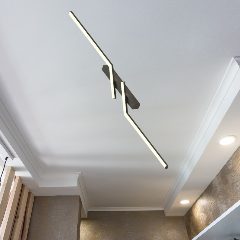 Slim Smart LED Ceiling Lamp with Touch Control for Bedroom and Living Room