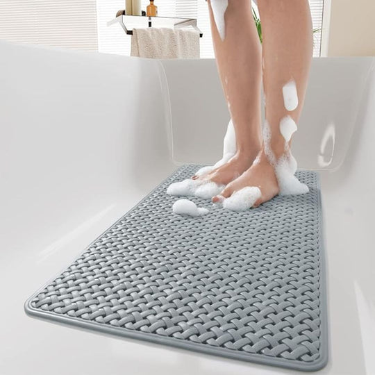 Non Slip Suction Cup Bathtub Mat for Safe Quick Drying Shower Safety