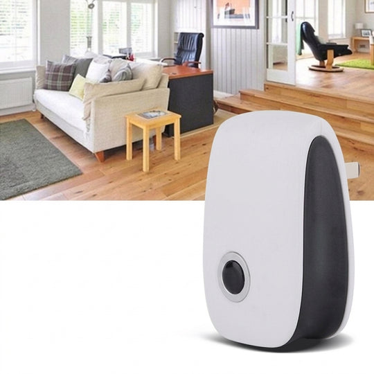 Pest repeller plugged in a living room