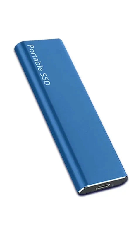 Ultra Slim Aluminum Portable External Hard Drive for Laptop and Travel Storage