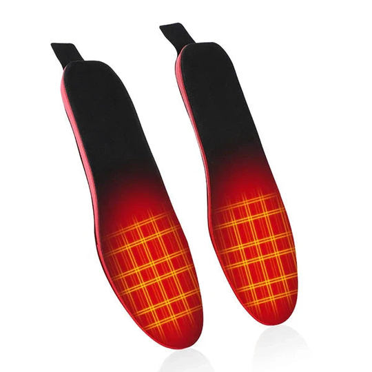 Rechargeable Wireless Heated Insoles for Warm Feet in Cold Weather