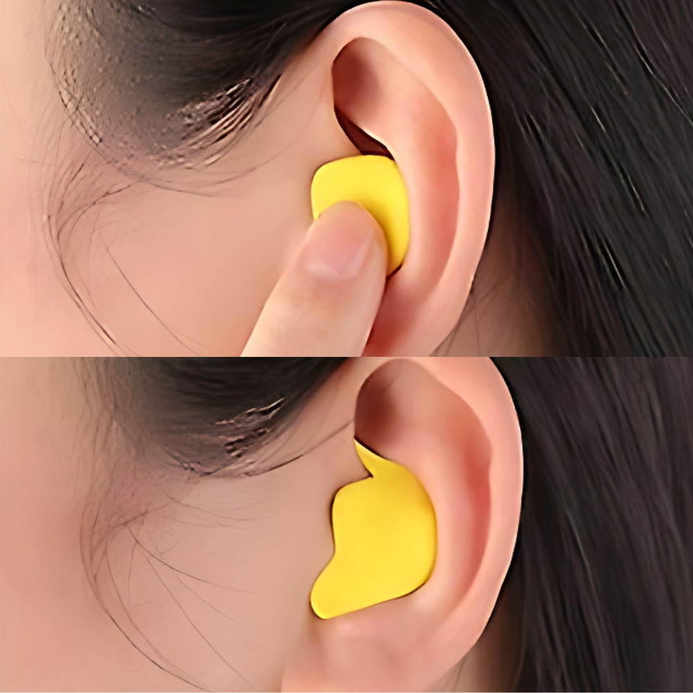 Earplug fitted in ear