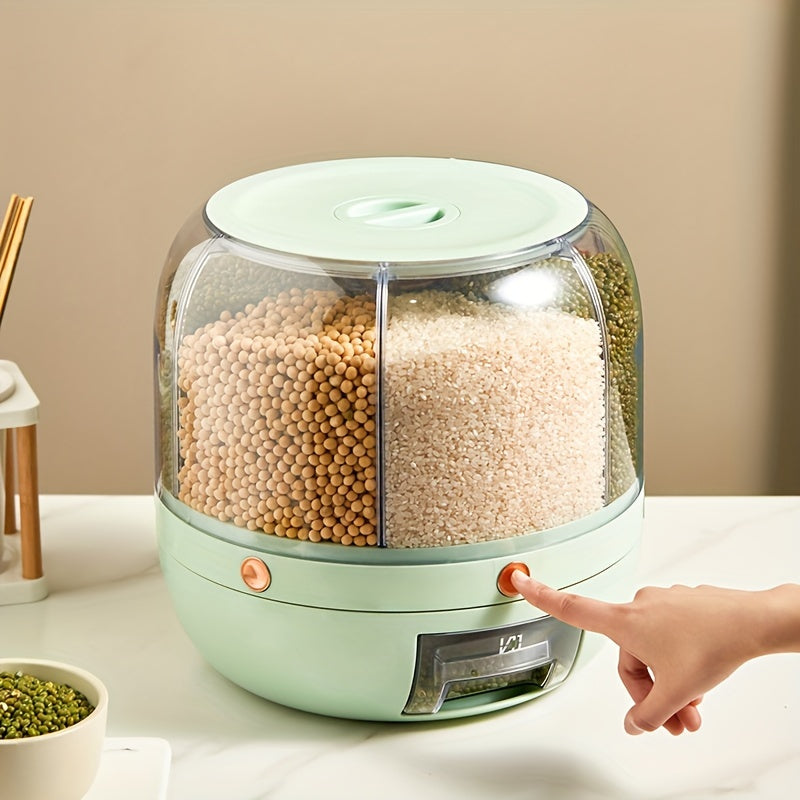 Light green grain dispenser