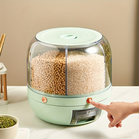 Light green grain dispenser
