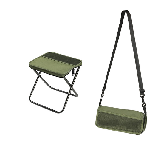 Lightweight Foldable Camping Stool with Carry Bag for Fishing and Hiking