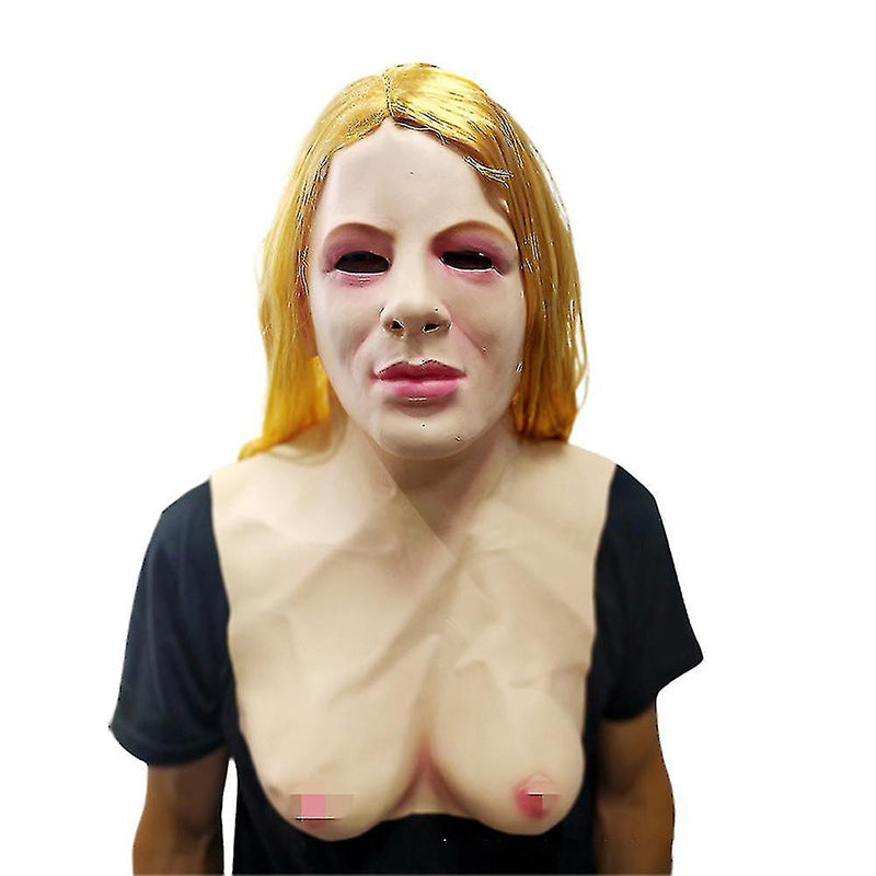 Realistic Full Face Latex Mask for Halloween Costume and Cosplay