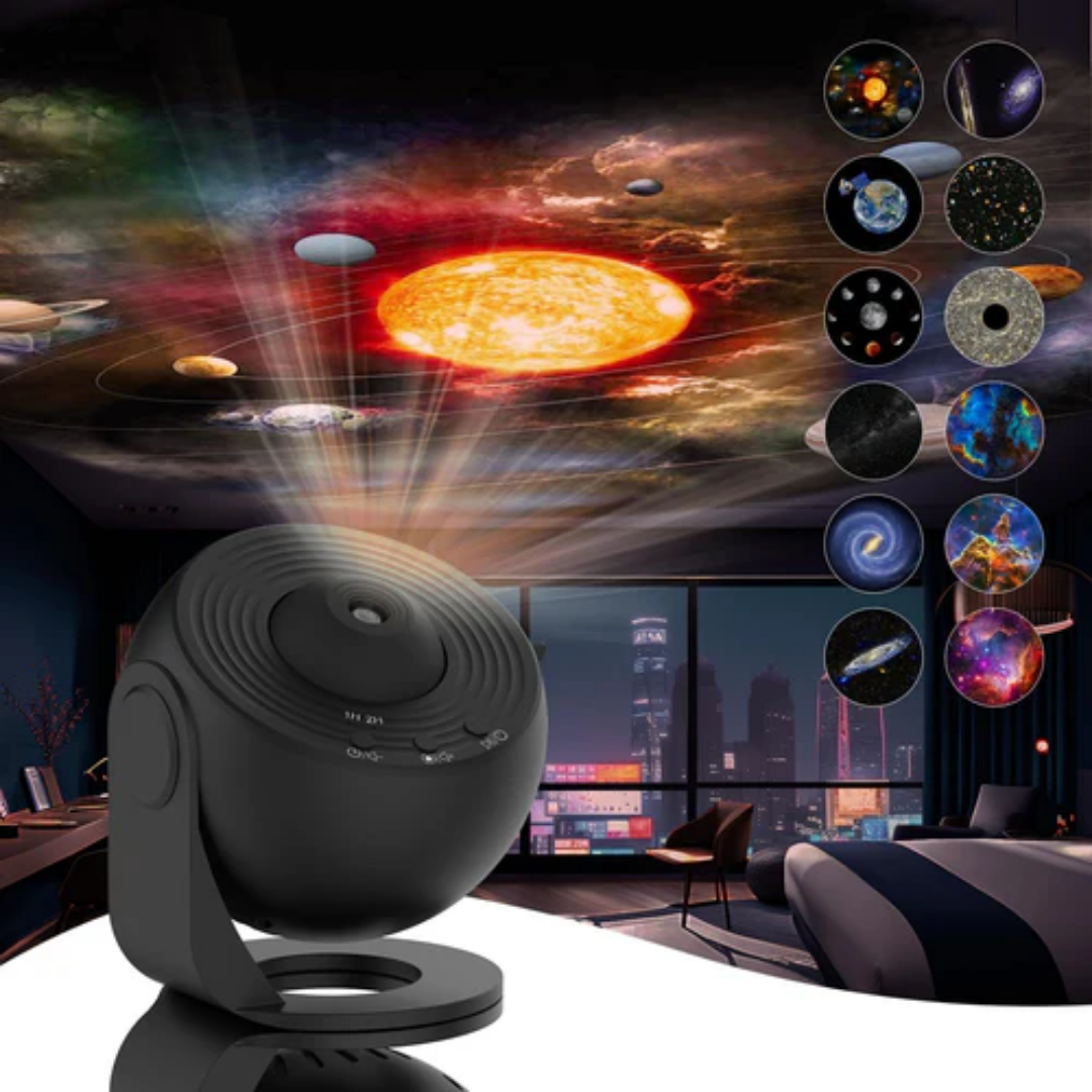 Immersive Galaxy Star Projector Night Light for Bedroom and Kids Room
