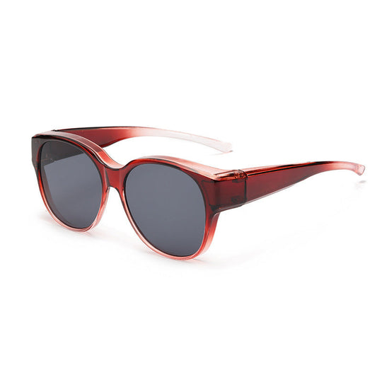 Wraparound Fit-Over Polarized Sunglasses for Prescription Glasses Wearers