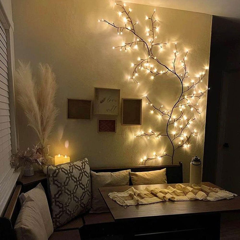 Lit willow vine living room sofa