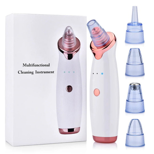 Blackhead vacuum tool with accessories
