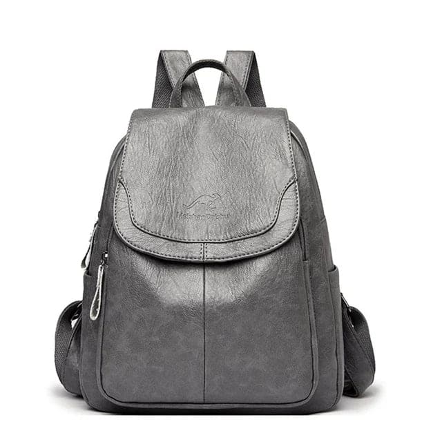 Soft Leather Anti-Theft Backpack for Women with Timeless Style