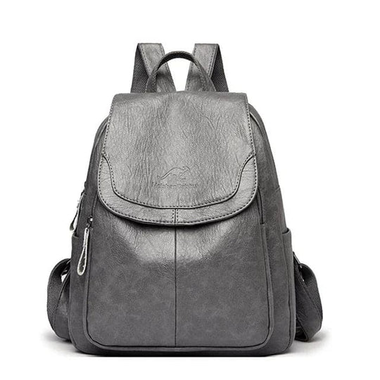 Soft Leather Anti-Theft Backpack for Women with Timeless Style