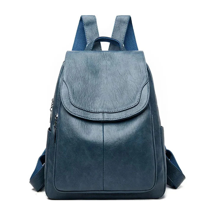 Soft Leather Anti-Theft Backpack for Women with Timeless Style