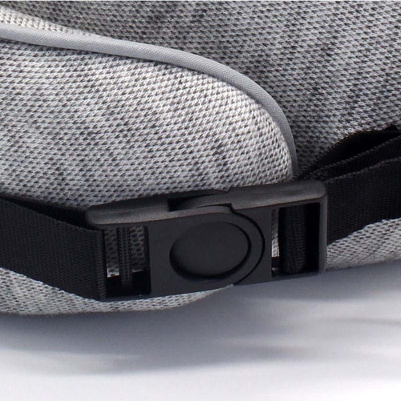 Plush 360 Memory Foam Travel Neck Pillow for Flights and Road Trips