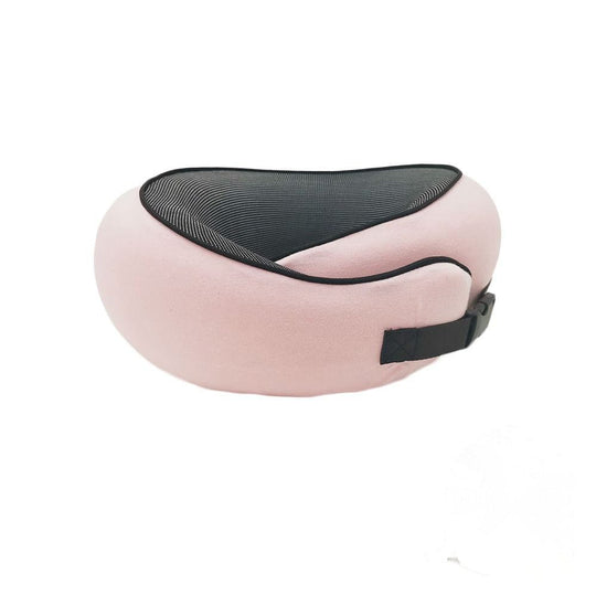 Plush 360 Memory Foam Travel Neck Pillow for Flights and Road Trips