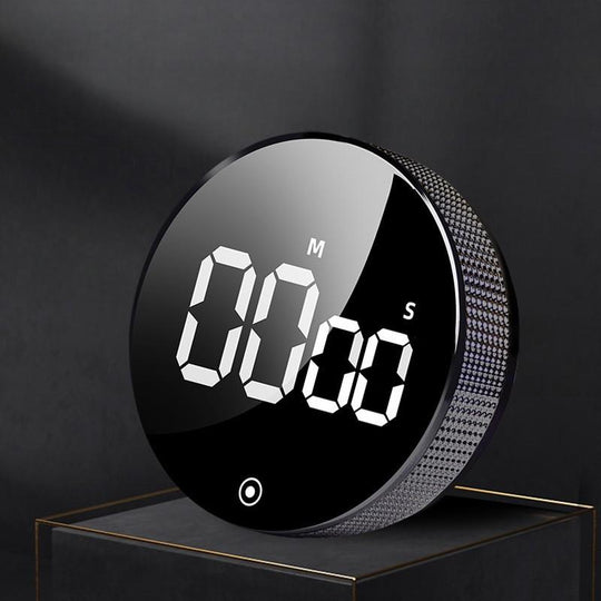Magnetic Electronic Rotary Kitchen Timer for Cooking and Baking