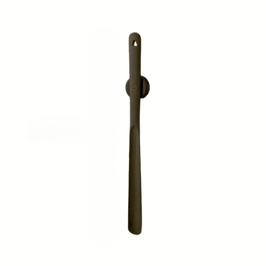 Dark brown wooden shoehorn