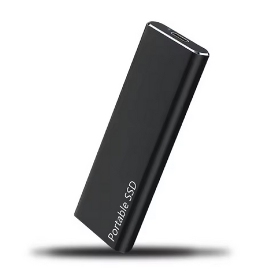 Slim Portable USB-C External Solid State Drive for On-the-Go Storage