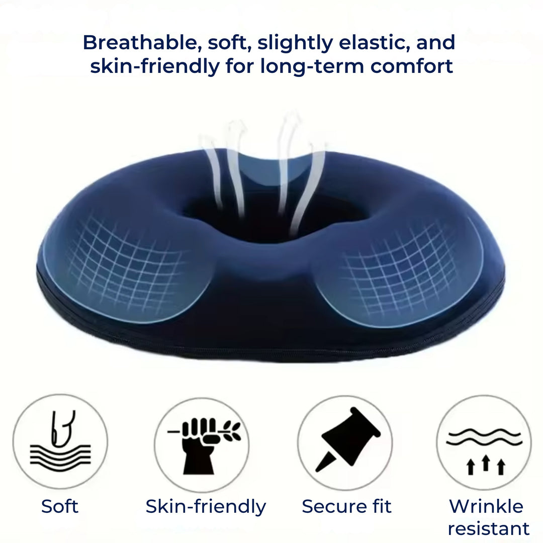 Memory Foam Donut Seat Cushion for Tailbone Comfort and Posture Support